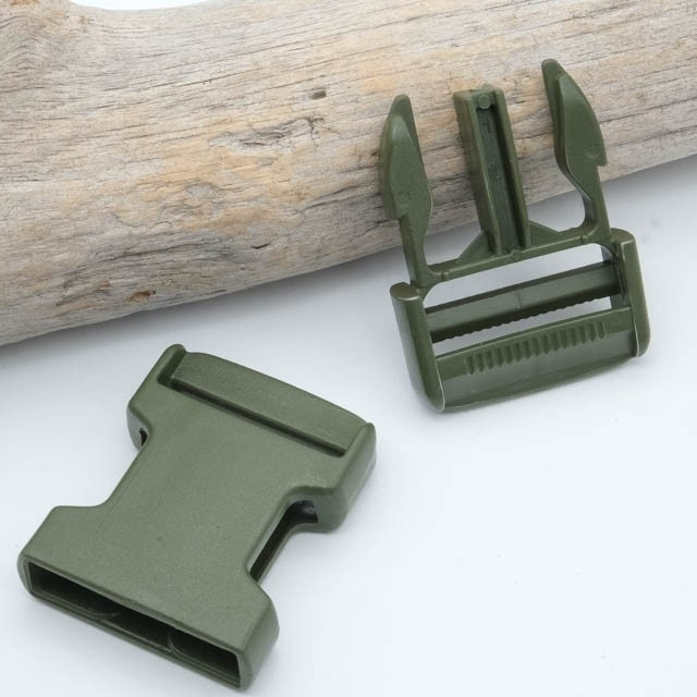30mm Khaki Clip Buckle - Maison Klem